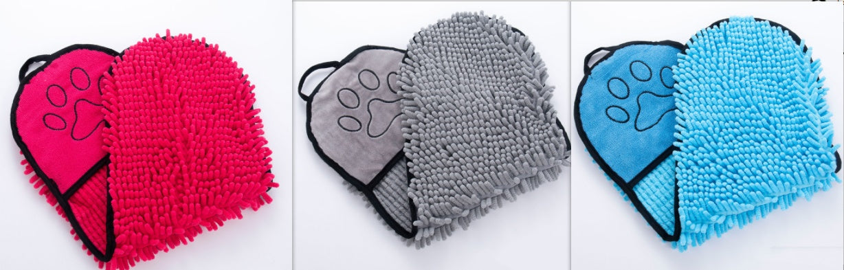 Super Absorbent Microfiber Dog & Cat Bathrobe Towel – Quick-Drying Pet Towels - Fur-Ever Yours