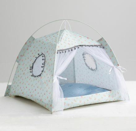 Luxury Cat Tent House – Cozy Enclosed Pet Bed for Cats & Small Pets - Fur-Ever Yours
