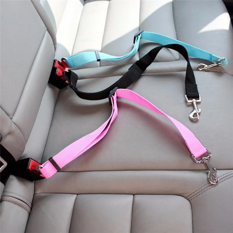 Adjustable Pet Car Seat Belt - Dog & Cat Safety Harness Clip - Fur-Ever Yours