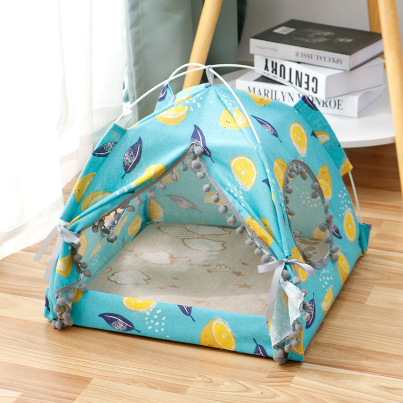Luxury Cat Tent House – Cozy Enclosed Pet Bed for Cats & Small Pets - Fur-Ever Yours