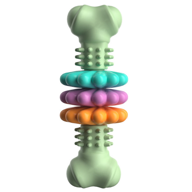 Indestructible TPR Bone Chew Toy for Dogs - Teeth Cleaning & Teething Aid - Fur-Ever Yours