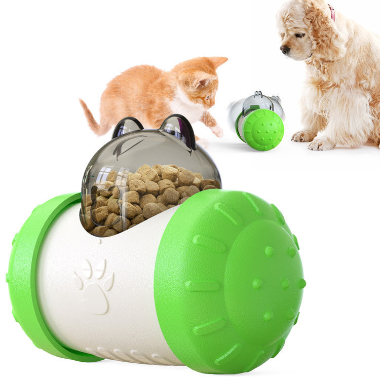 Interactive Slow Feeder Food Ball for Dogs & Cats - Swing Bear Toy - Fur-Ever Yours