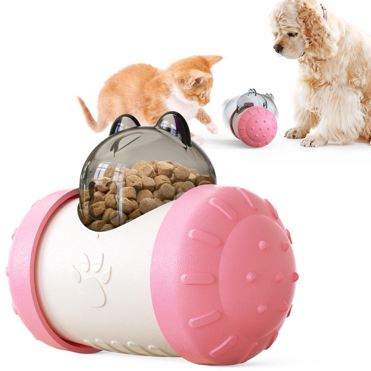 Interactive Slow Feeder Food Ball for Dogs & Cats - Swing Bear Toy - Fur-Ever Yours