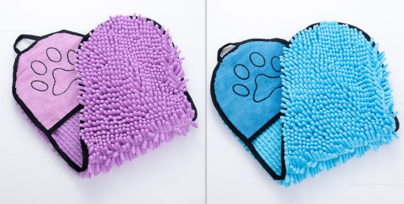 Super Absorbent Microfiber Dog & Cat Bathrobe Towel – Quick-Drying Pet Towels - Fur-Ever Yours