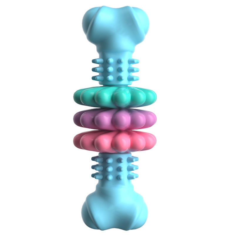 Indestructible TPR Bone Chew Toy for Dogs - Teeth Cleaning & Teething Aid - Fur-Ever Yours