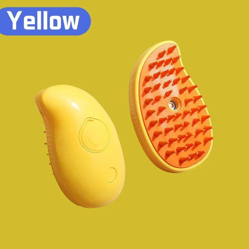 3-in-1 Pet Grooming Brush with Spray & Hair Removal - Fur-Ever Yours