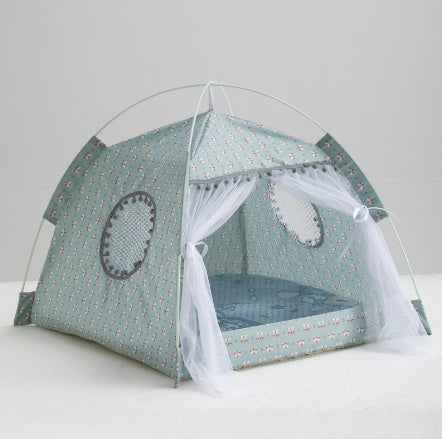 Luxury Cat Tent House – Cozy Enclosed Pet Bed for Cats & Small Pets - Fur-Ever Yours