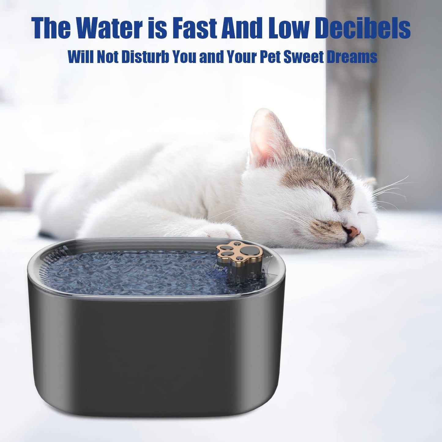 3L Automatic Pet Water Fountain with LED & Filter - Fur-Ever Yours