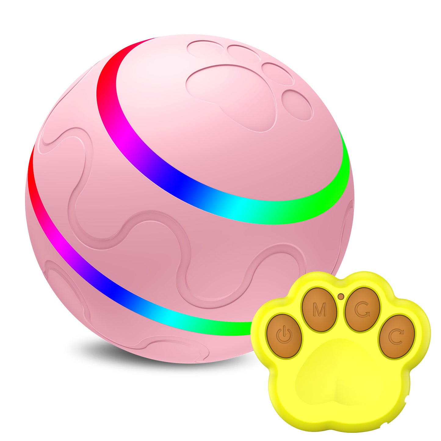 Smart USB Cat Toy: Self-Rotating Interactive Ball - Fur-Ever Yours