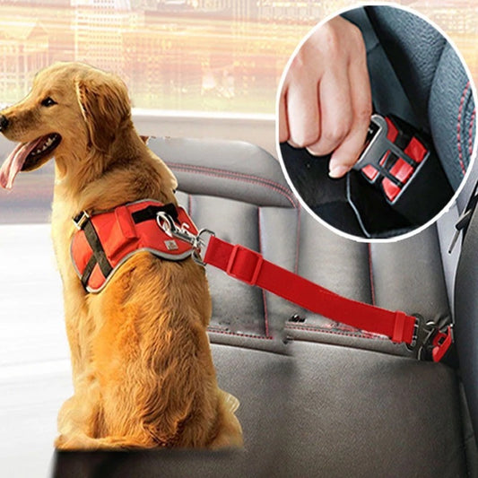 Adjustable Pet Car Seat Belt - Dog & Cat Safety Harness Clip - Fur-Ever Yours