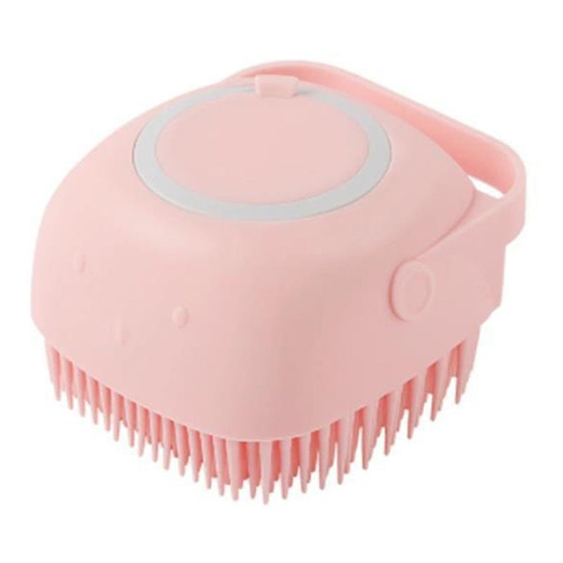 Silicone Dog Bath & Grooming Brush with Shampoo Dispenser - Fur-Ever Yours