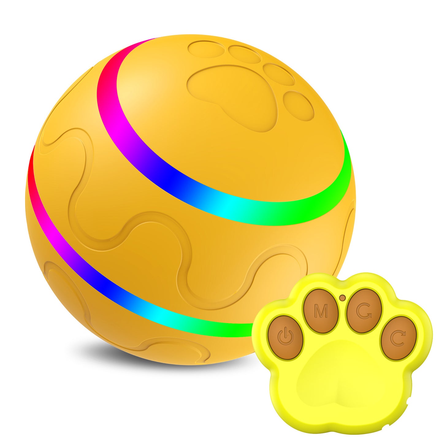 Smart USB Cat Toy: Self-Rotating Interactive Ball - Fur-Ever Yours