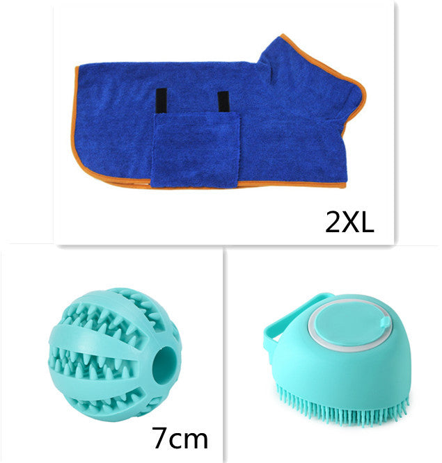 Silicone Dog Bath & Grooming Brush with Shampoo Dispenser - Fur-Ever Yours